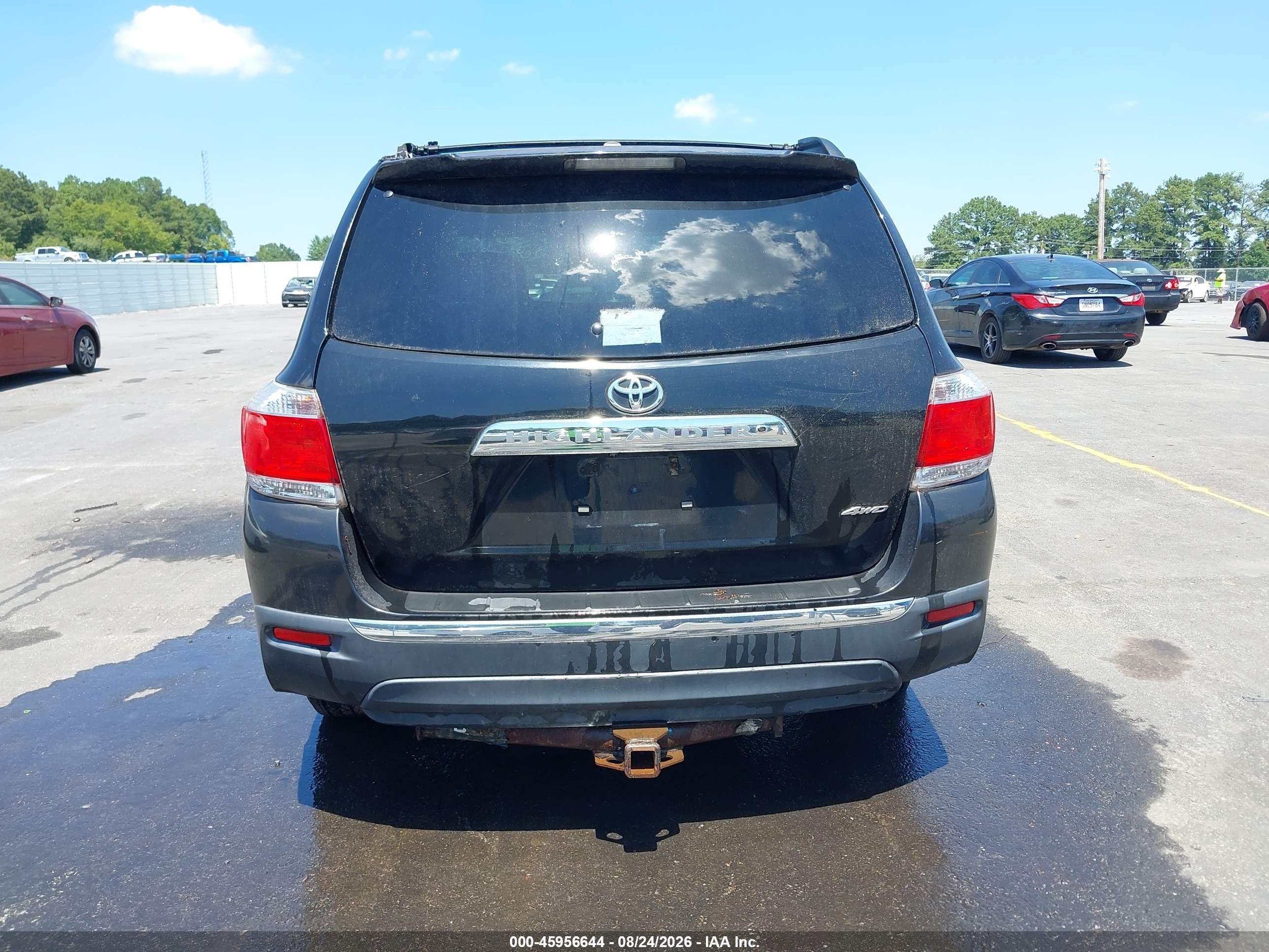 2011 Toyota Highlander Se V6 Черный vin: 5TDBK3EH3BS085175