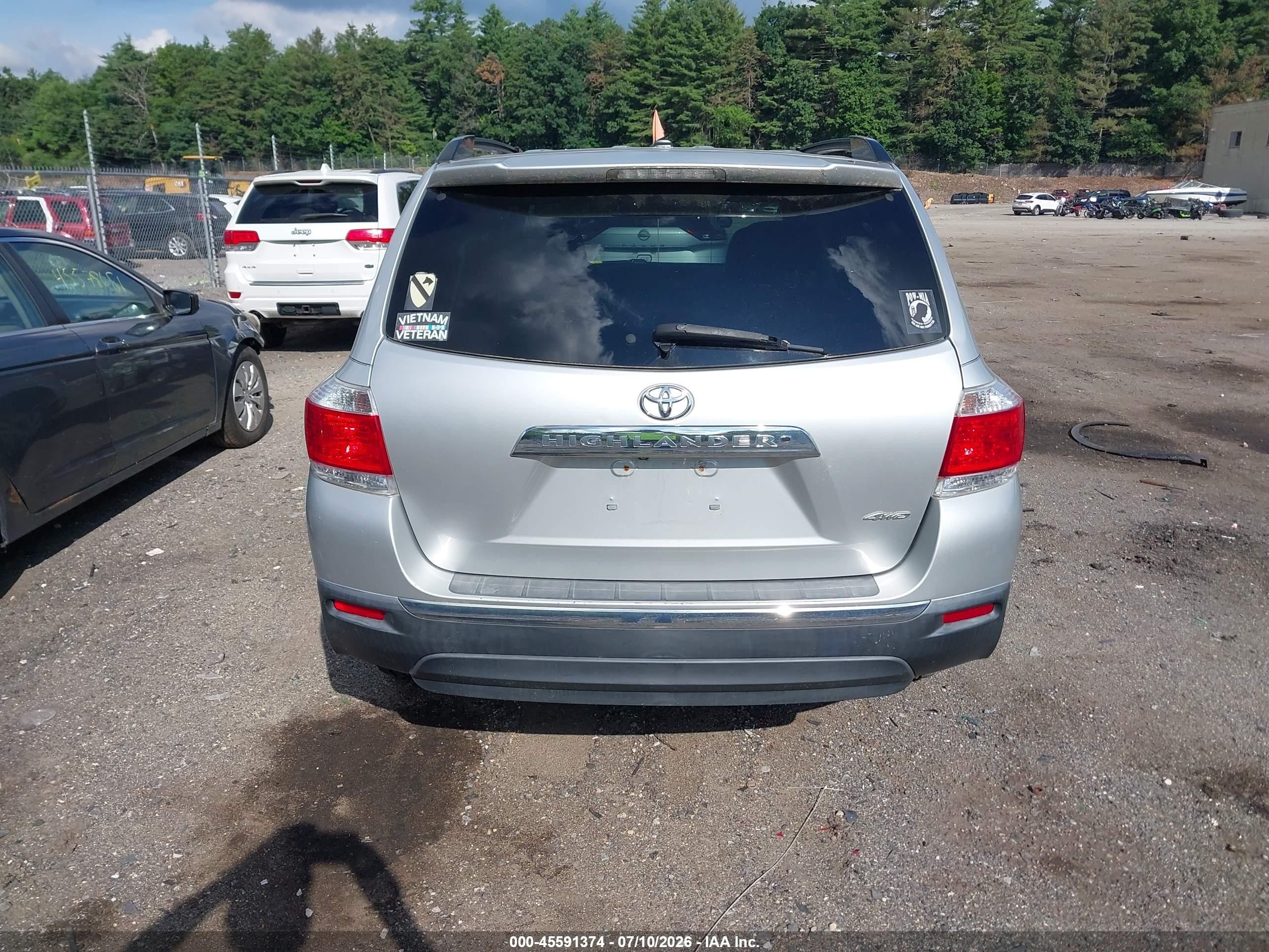 2012 Toyota Highlander Se V6 Серебряный vin: 5TDBK3EH3CS106124