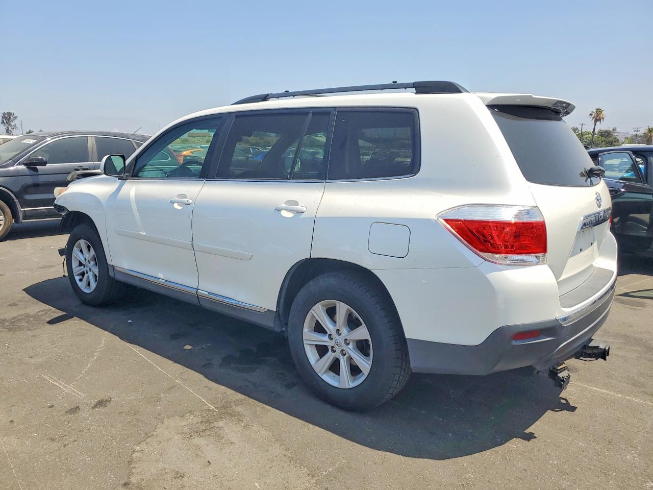 2012 Toyota Highlander Se White vin: 5TDBK3EH3CS126941