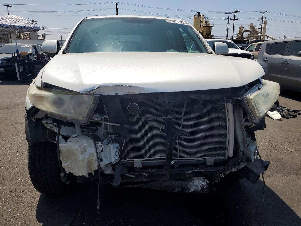 2012 Toyota Highlander Se White vin: 5TDBK3EH3CS126941