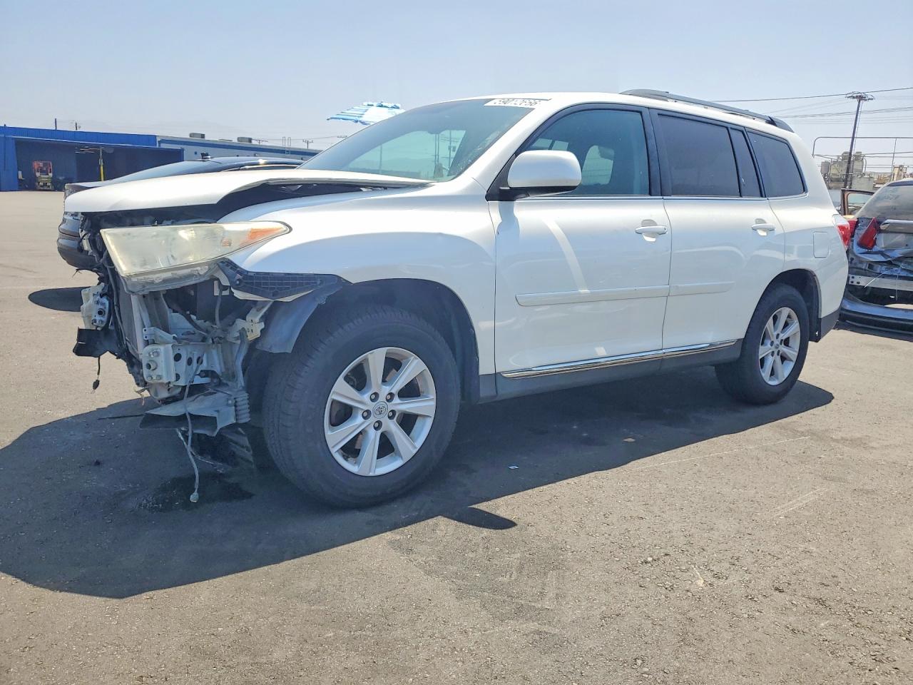 2012 Toyota Highlander Se White vin: 5TDBK3EH3CS126941