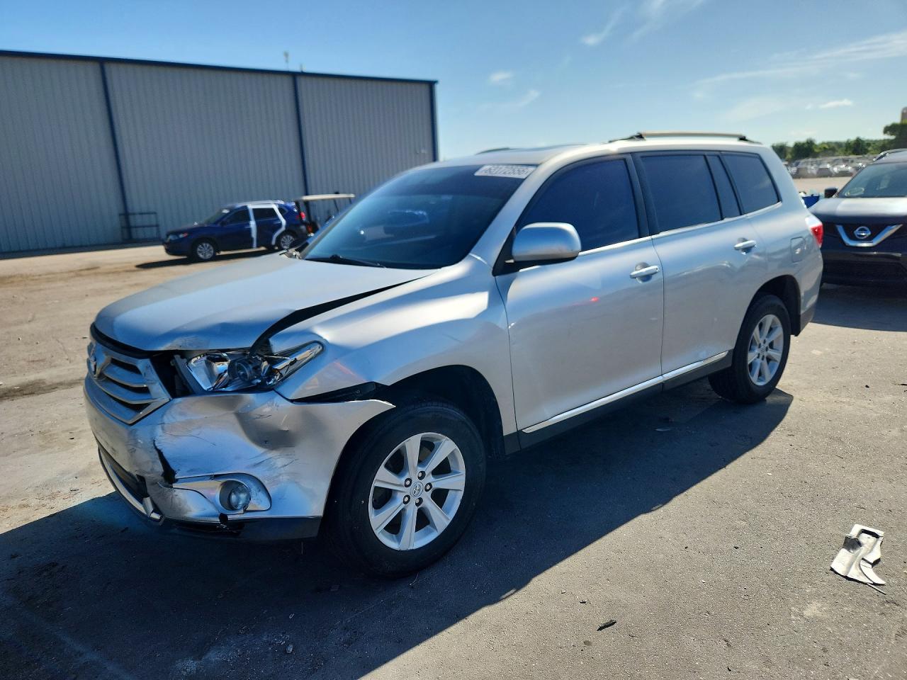 2012 Toyota Highlander Se Silver vin: 5TDBK3EH3CS128656