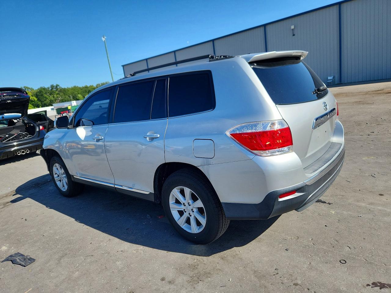 2012 Toyota Highlander Se Silver vin: 5TDBK3EH3CS128656