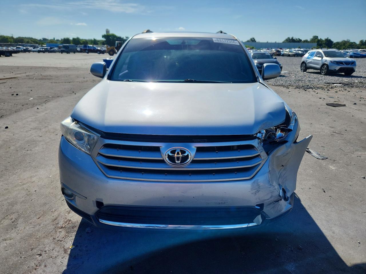 2012 Toyota Highlander Se Silver vin: 5TDBK3EH3CS128656
