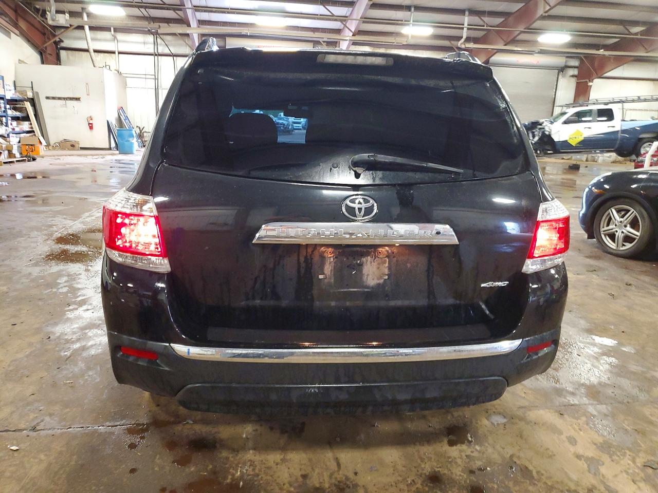 2012 Toyota Highlander Se Black vin: 5TDBK3EH3CS132593
