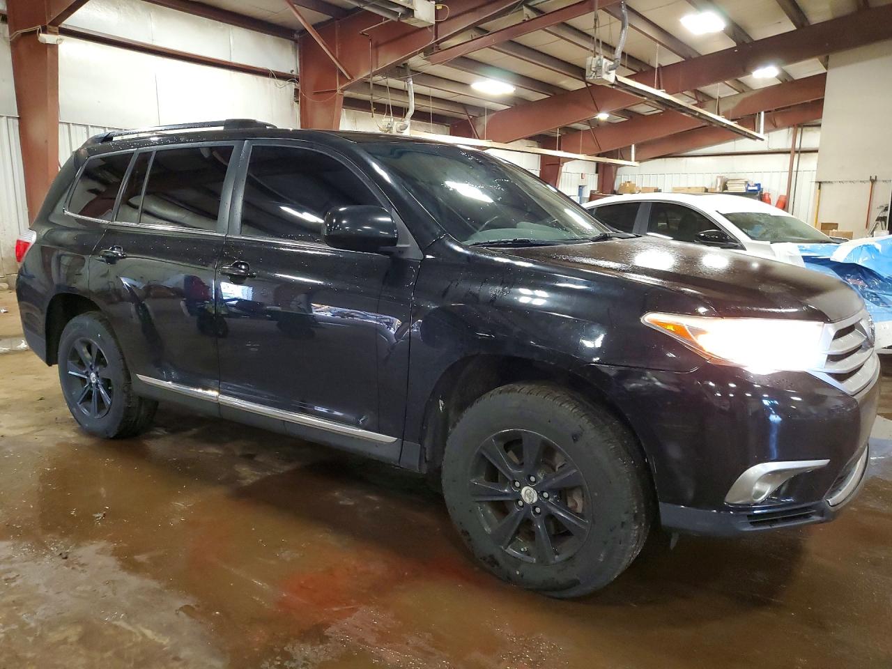 2012 Toyota Highlander Se Black vin: 5TDBK3EH3CS132593
