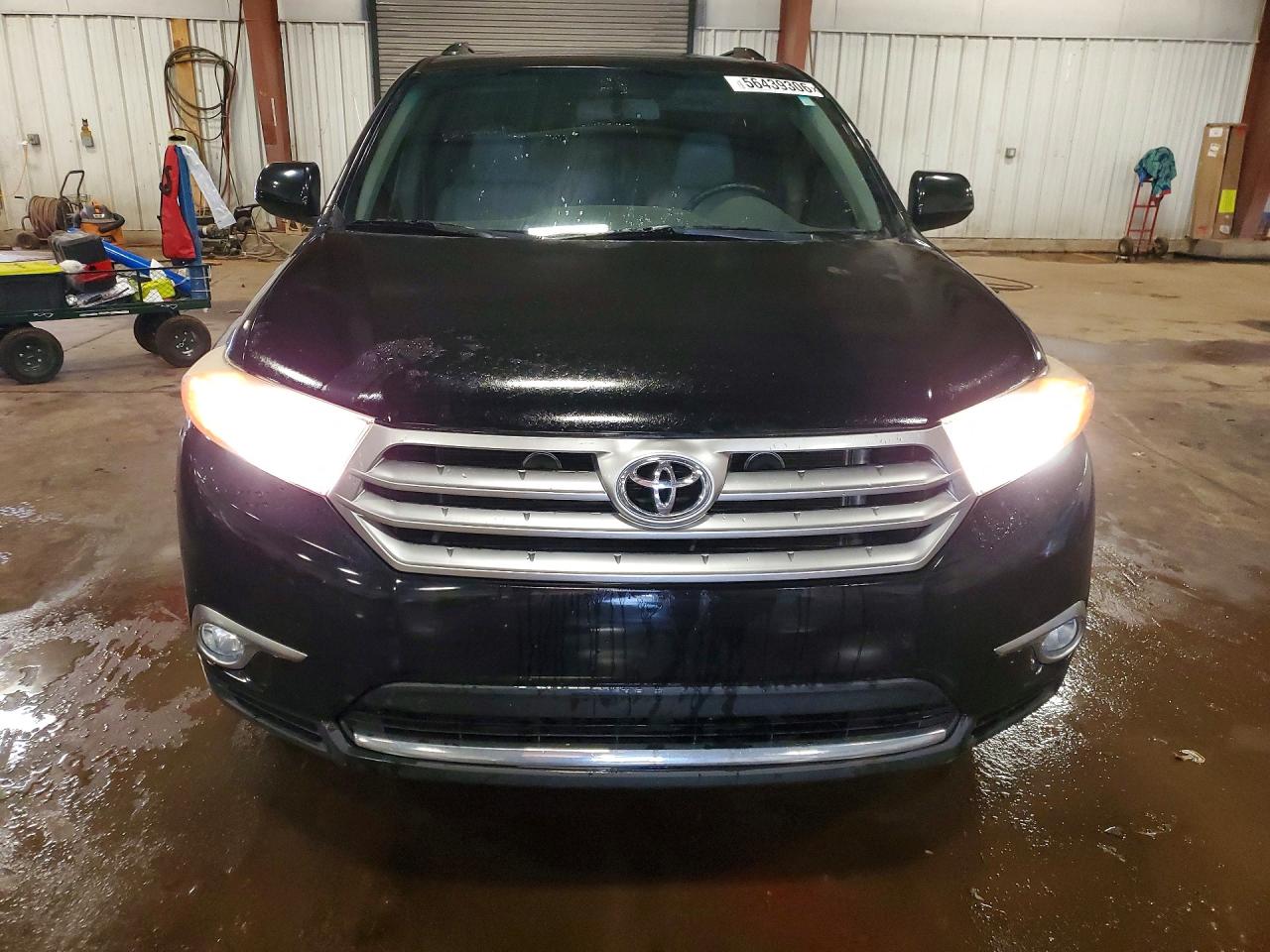 2012 Toyota Highlander Se Black vin: 5TDBK3EH3CS132593