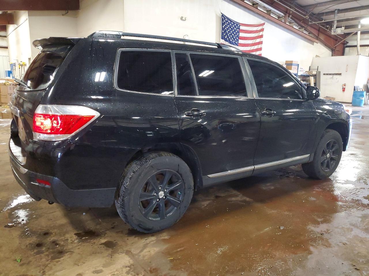 2012 Toyota Highlander Se Black vin: 5TDBK3EH3CS132593