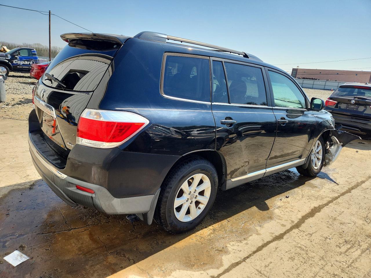2012 Toyota Highlander Se Black vin: 5TDBK3EH3CS136952