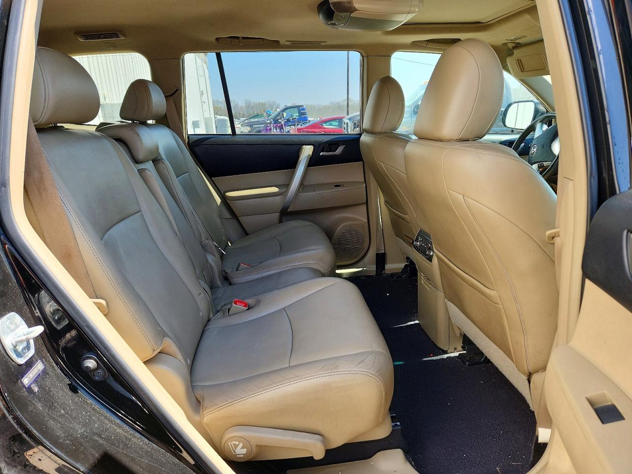 2012 Toyota Highlander Se Black vin: 5TDBK3EH3CS136952