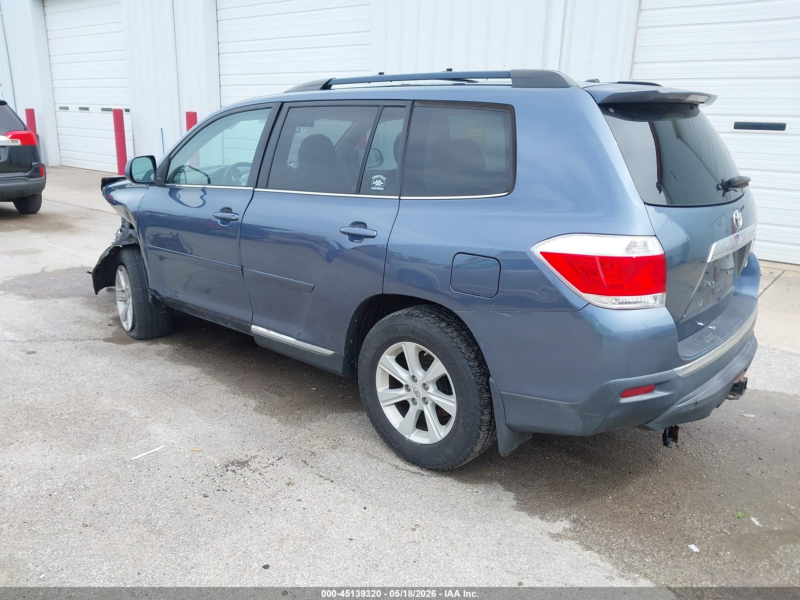 2012 Toyota Highlander Se V6 Gray vin: 5TDBK3EH3CS146607