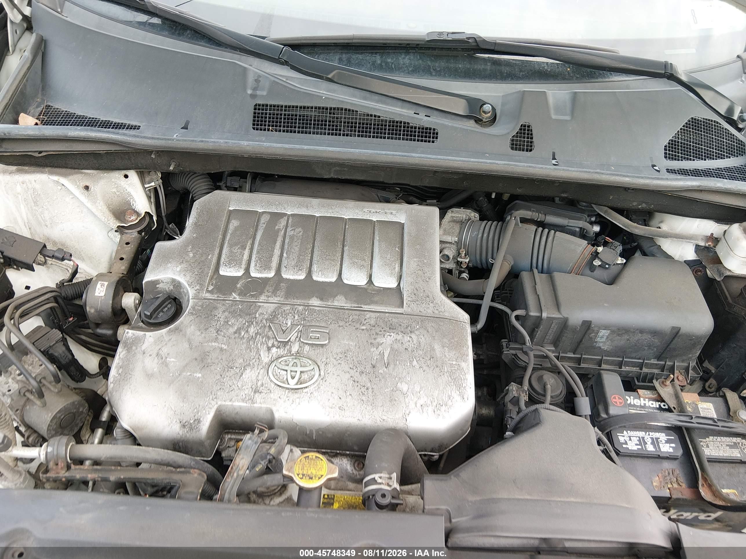2012 Toyota Highlander Base V6 Белый vin: 5TDBK3EH3CS147837