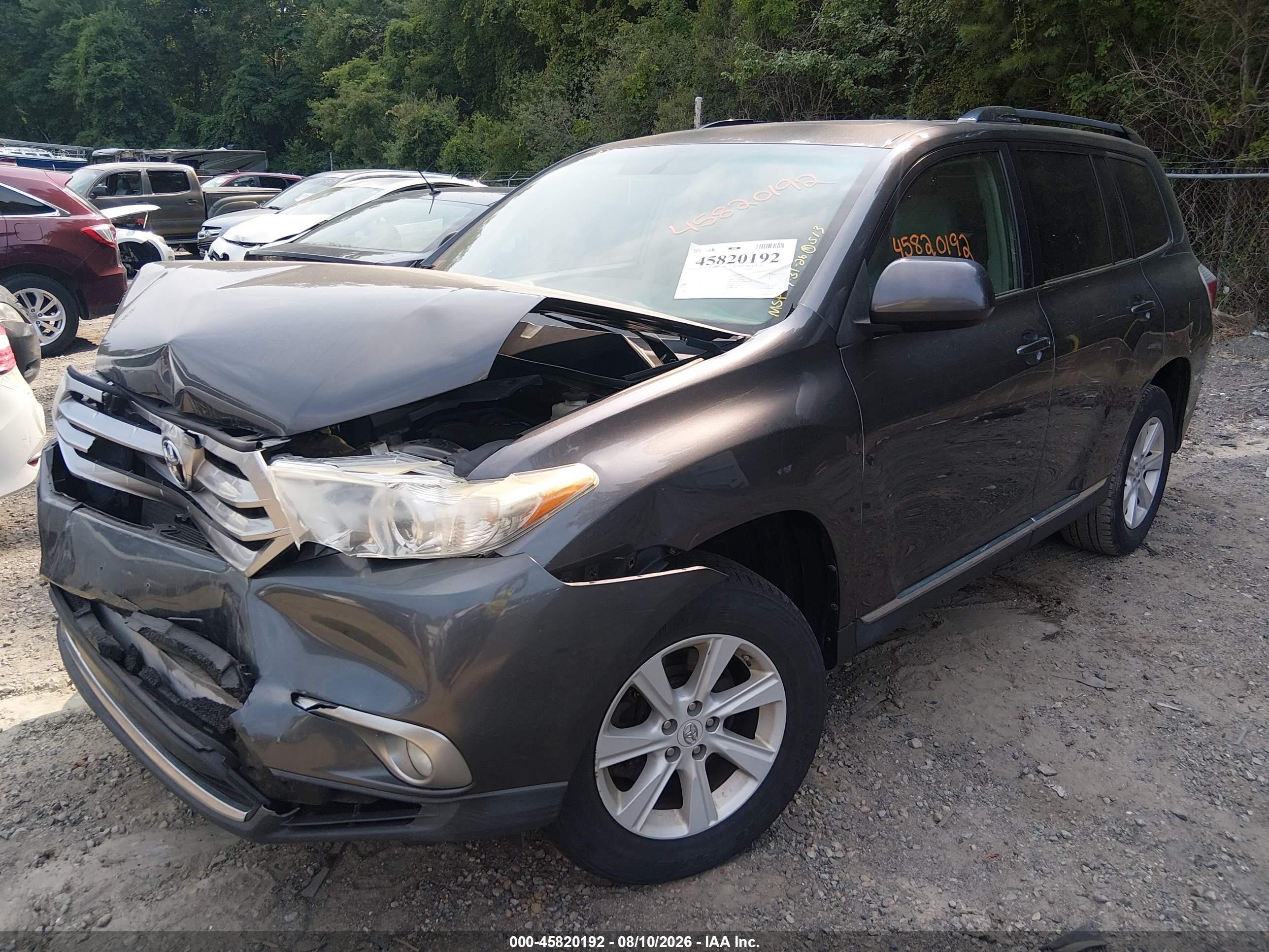 2012 Toyota Highlander Se V6 Silver vin: 5TDBK3EH3CS149233