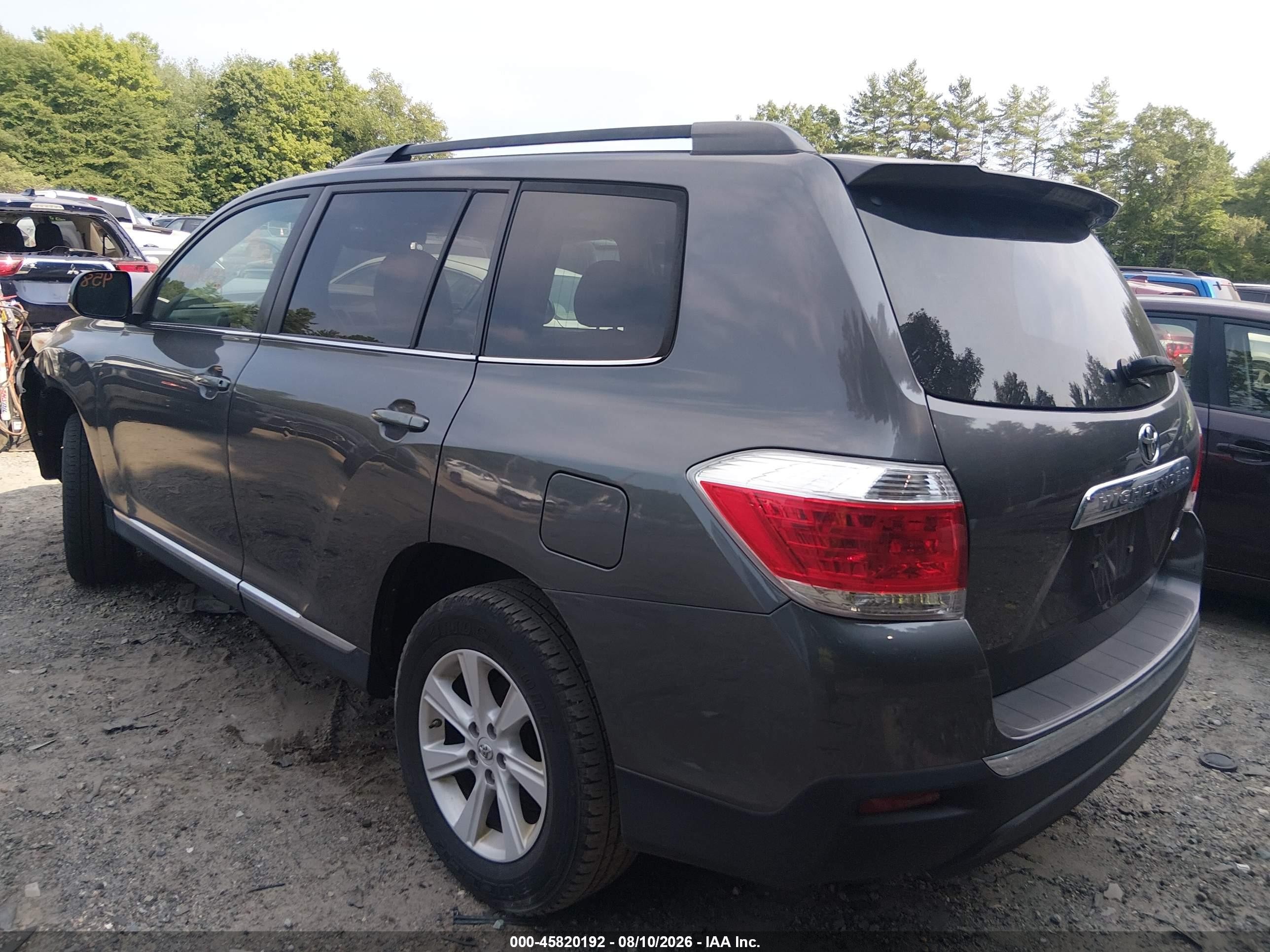 2012 Toyota Highlander Se V6 Silver vin: 5TDBK3EH3CS149233