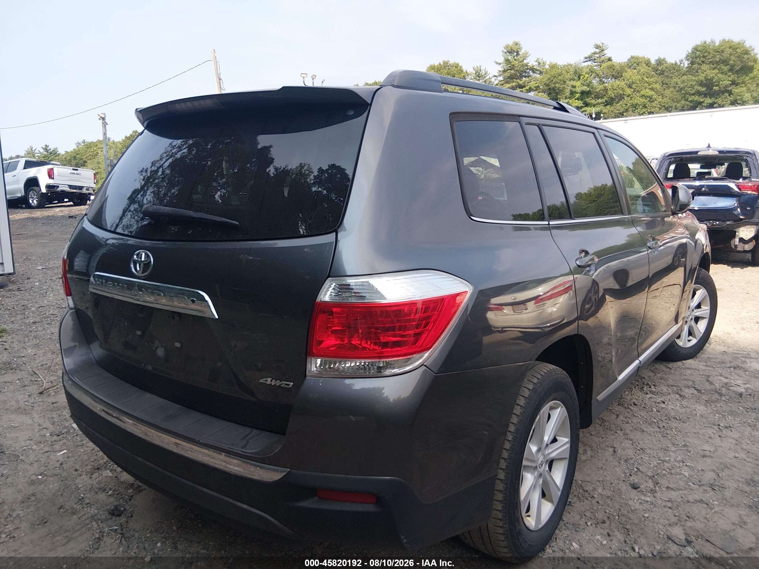 2012 Toyota Highlander Se V6 Silver vin: 5TDBK3EH3CS149233