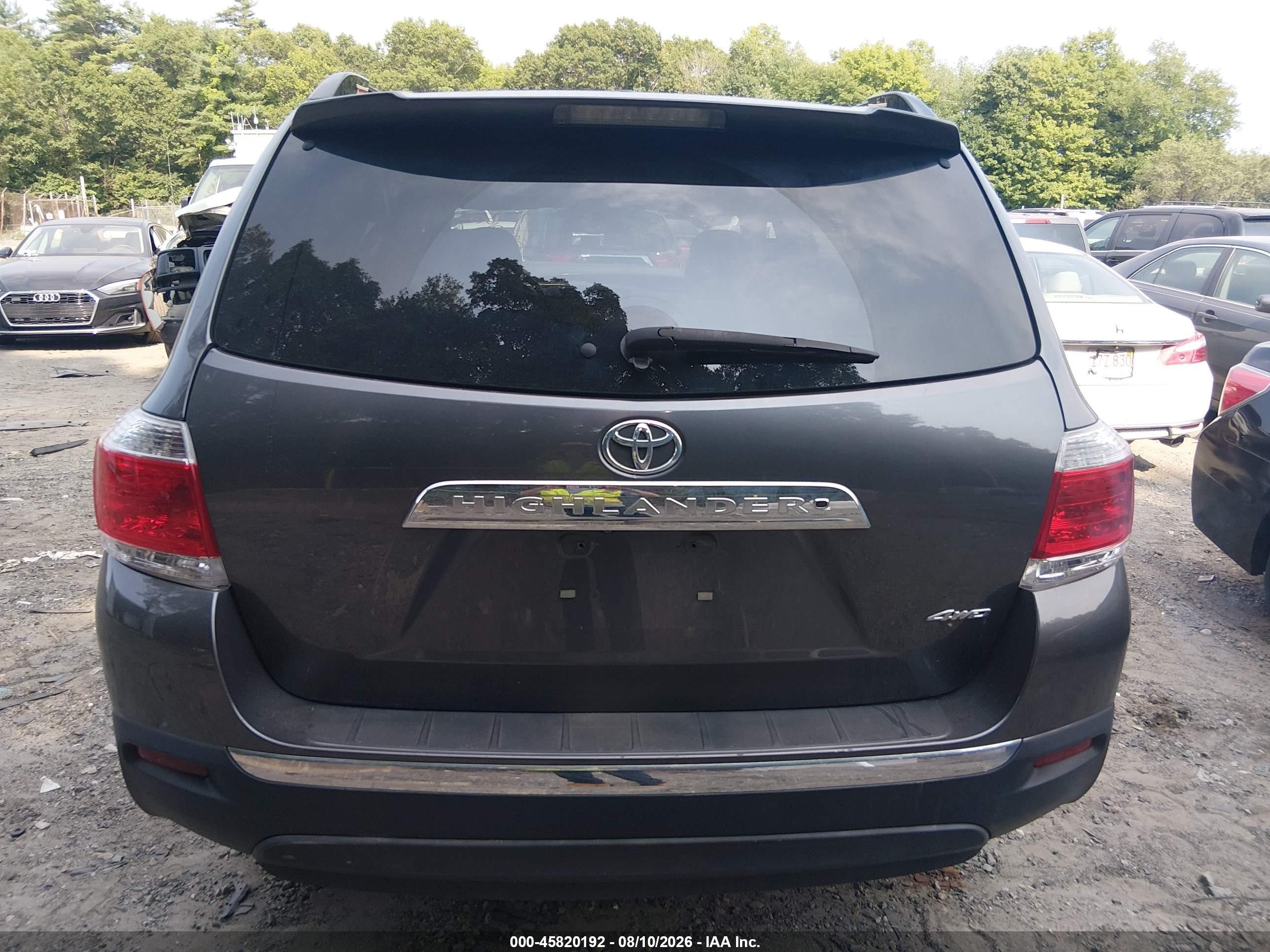 2012 Toyota Highlander Se V6 Silver vin: 5TDBK3EH3CS149233