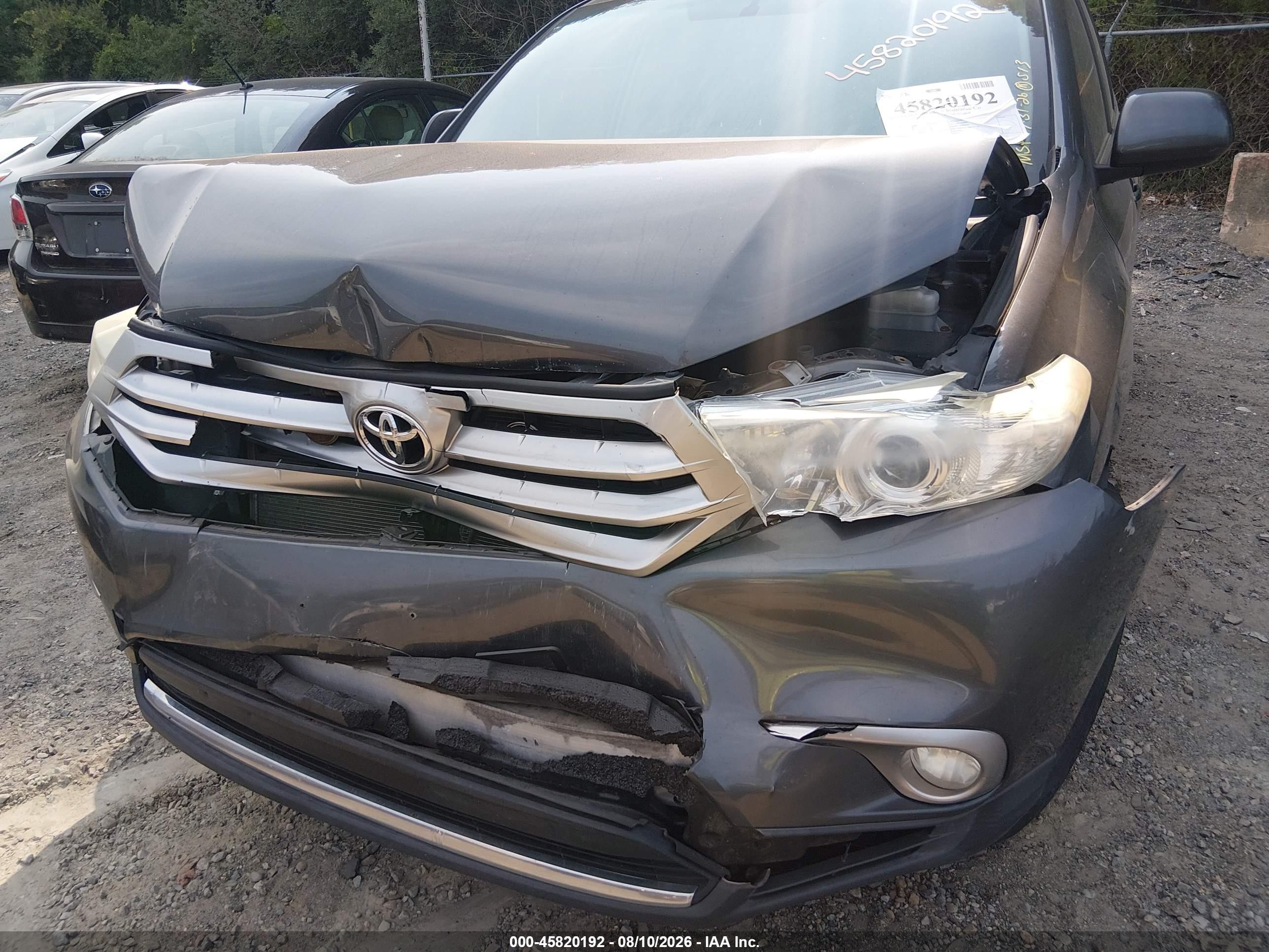2012 Toyota Highlander Se V6 Silver vin: 5TDBK3EH3CS149233