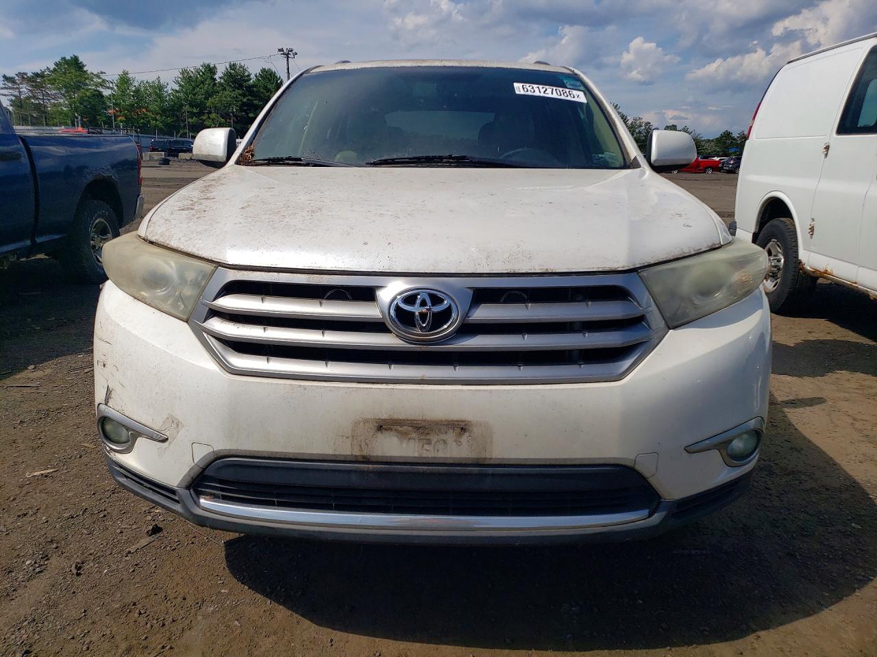 2012 Toyota Highlander Se White vin: 5TDBK3EH3CS151631
