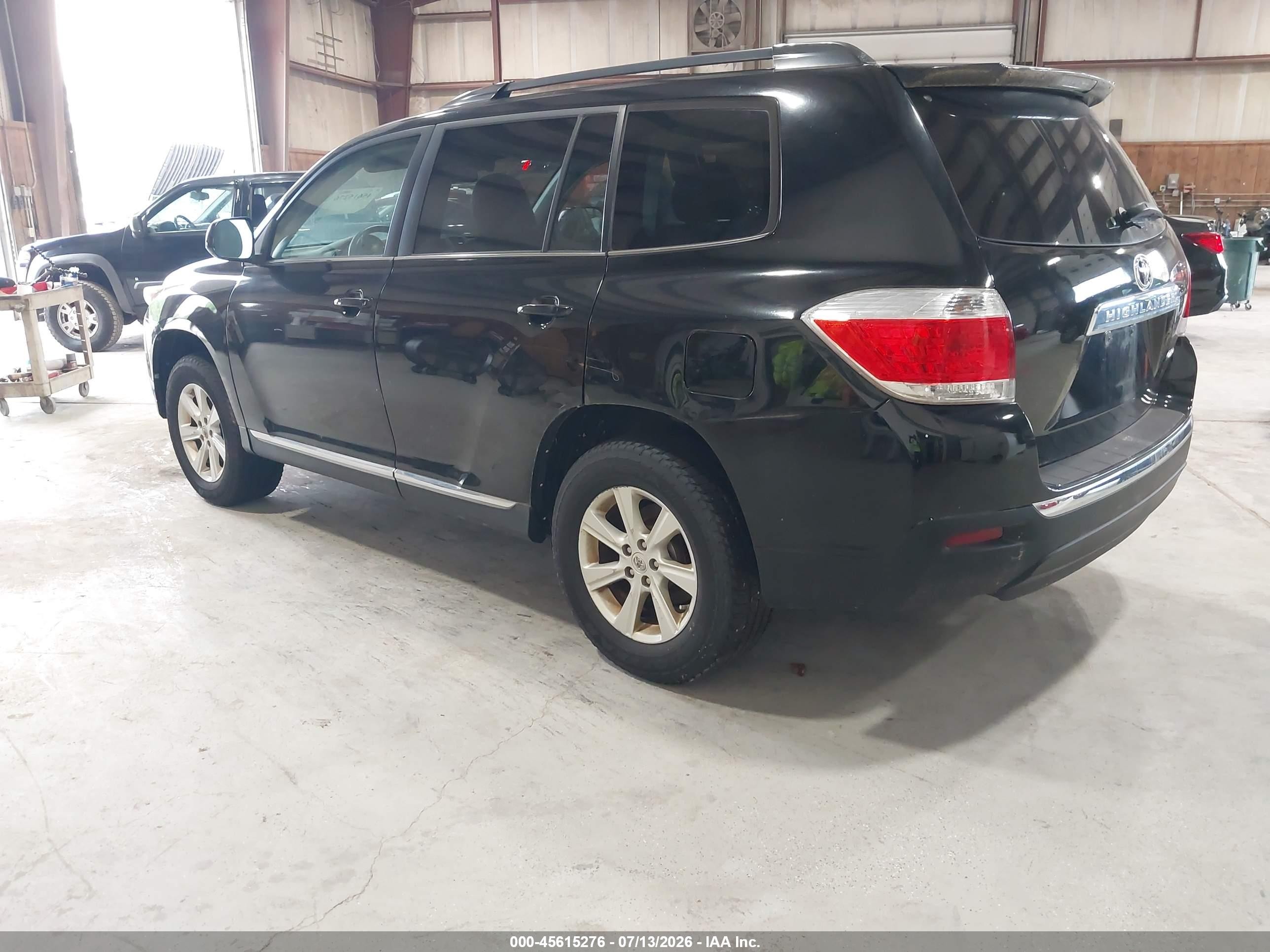 2013 Toyota Highlander Se V6 Черный vin: 5TDBK3EH3DS179673