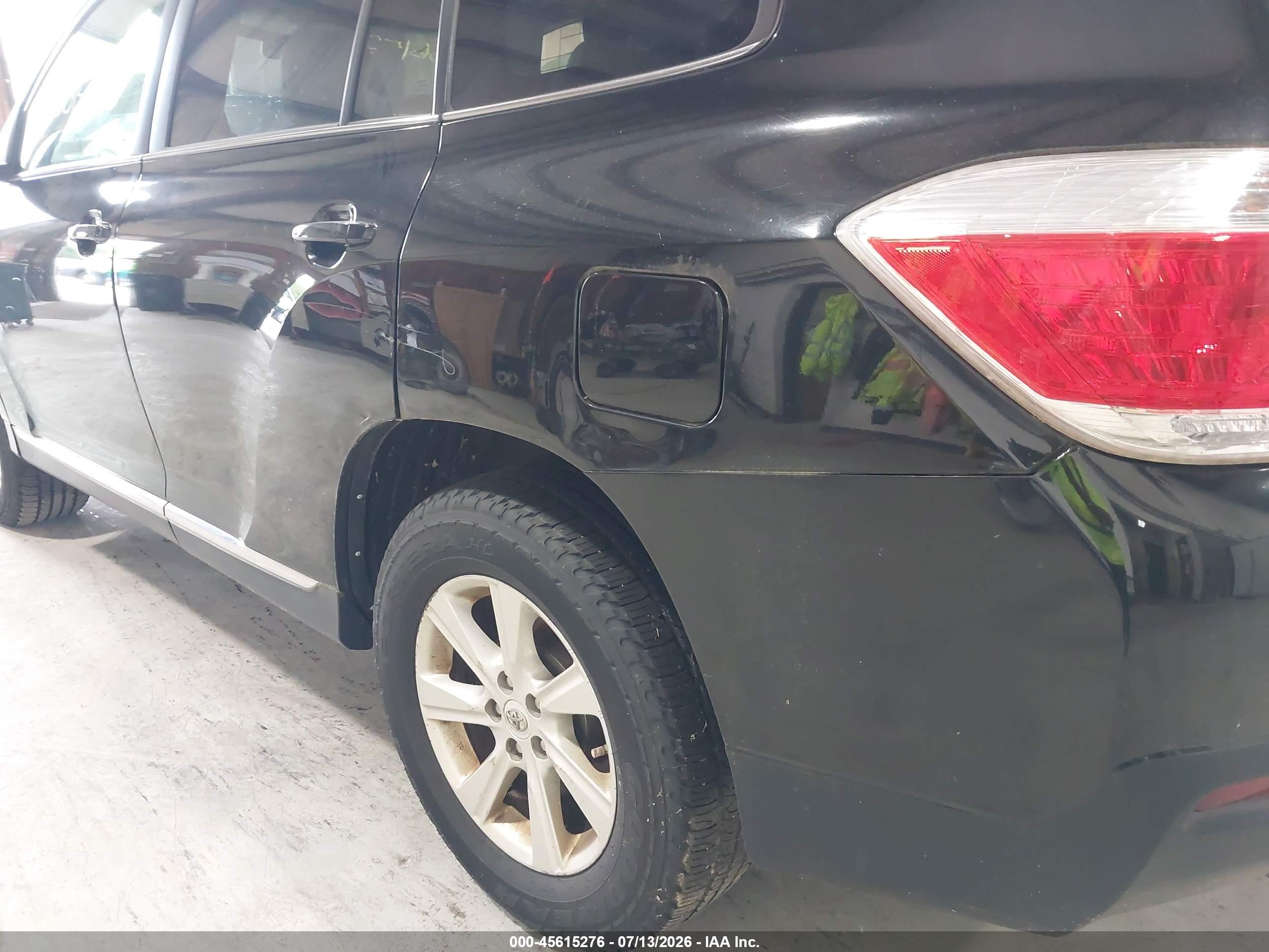 2013 Toyota Highlander Se V6 Черный vin: 5TDBK3EH3DS179673