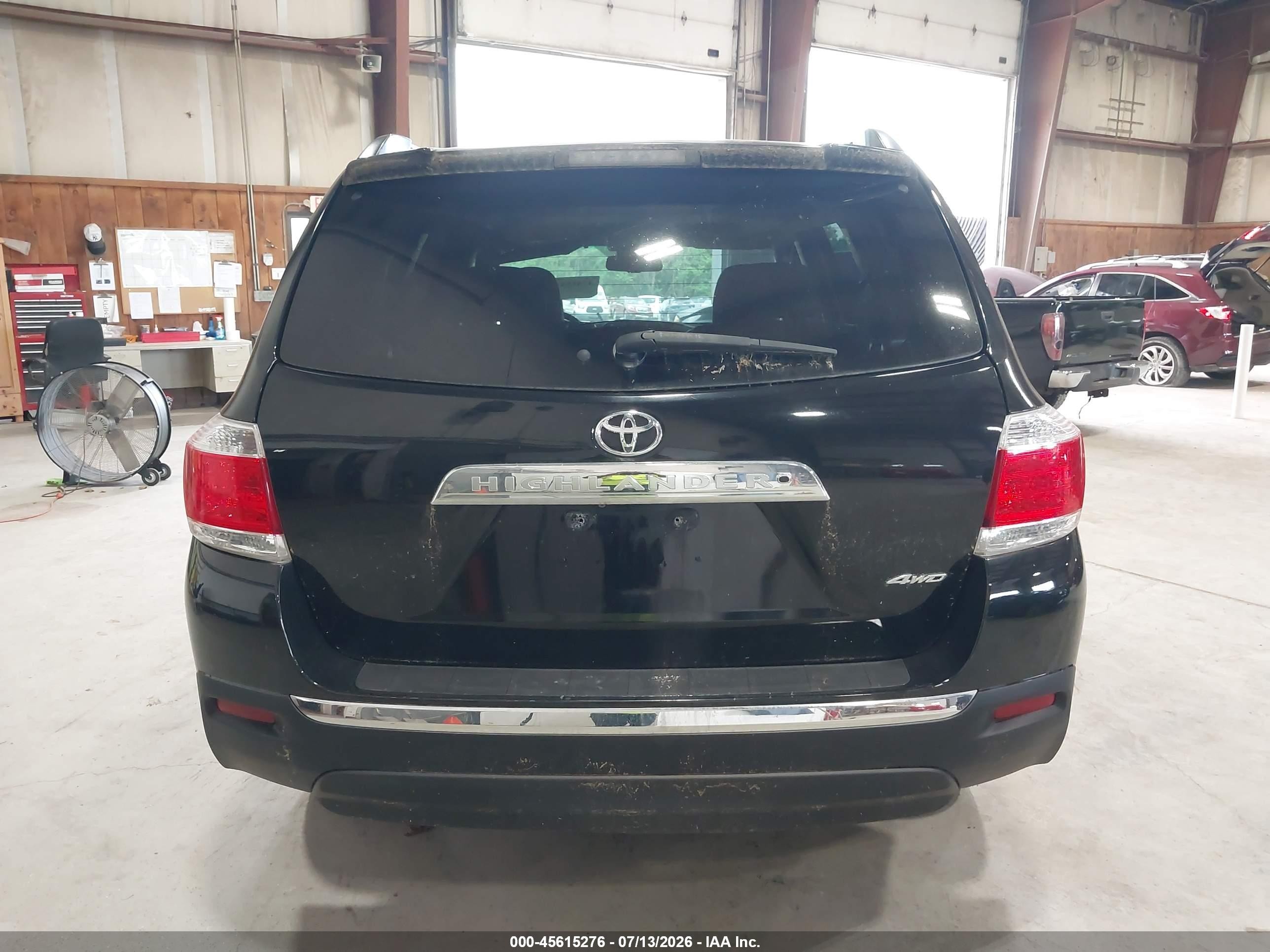 2013 Toyota Highlander Se V6 Черный vin: 5TDBK3EH3DS179673