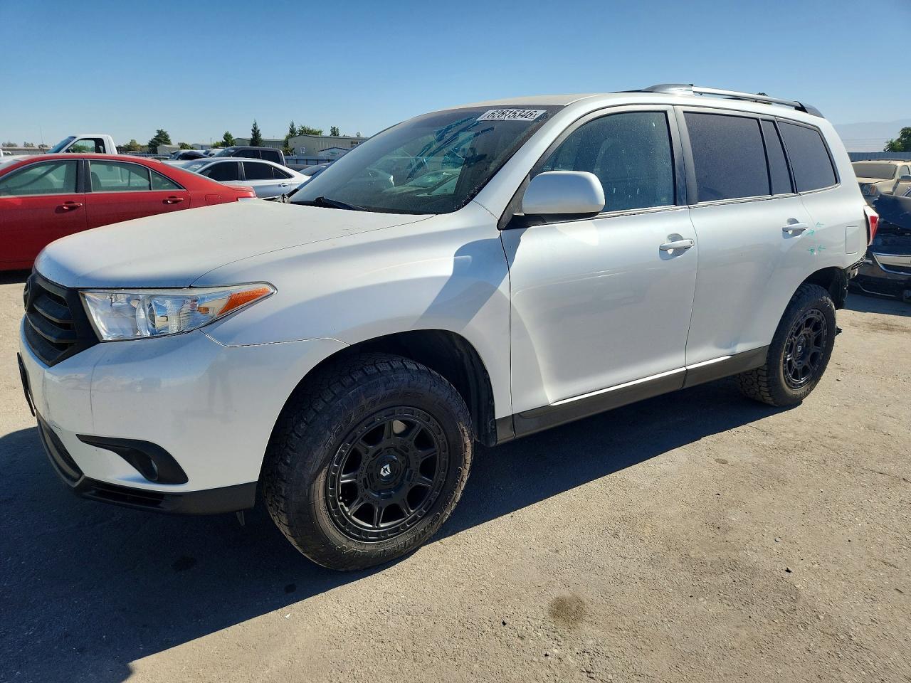 2013 Toyota Highlander Se White vin: 5TDBK3EH3DS218410