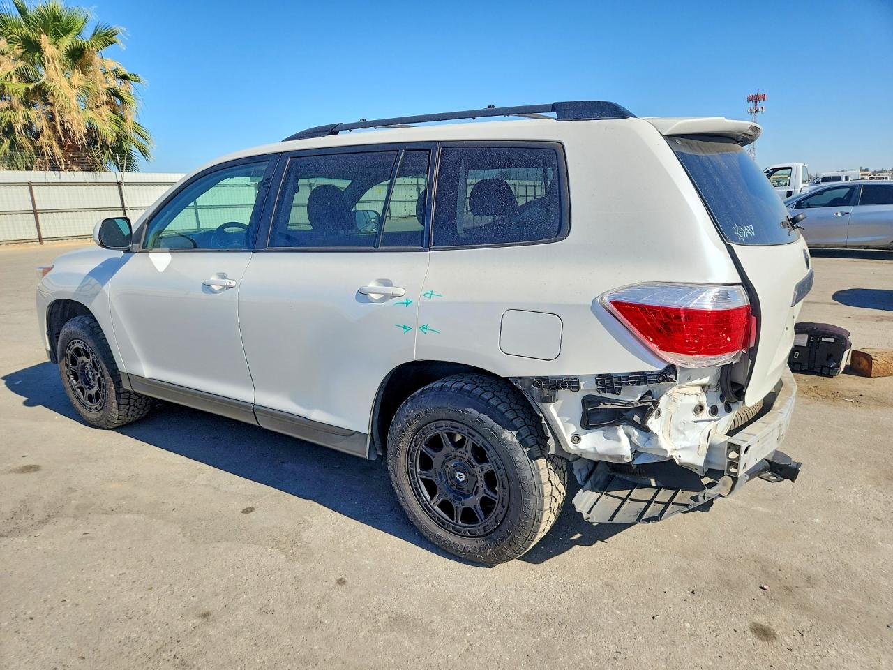 2013 Toyota Highlander Se White vin: 5TDBK3EH3DS218410