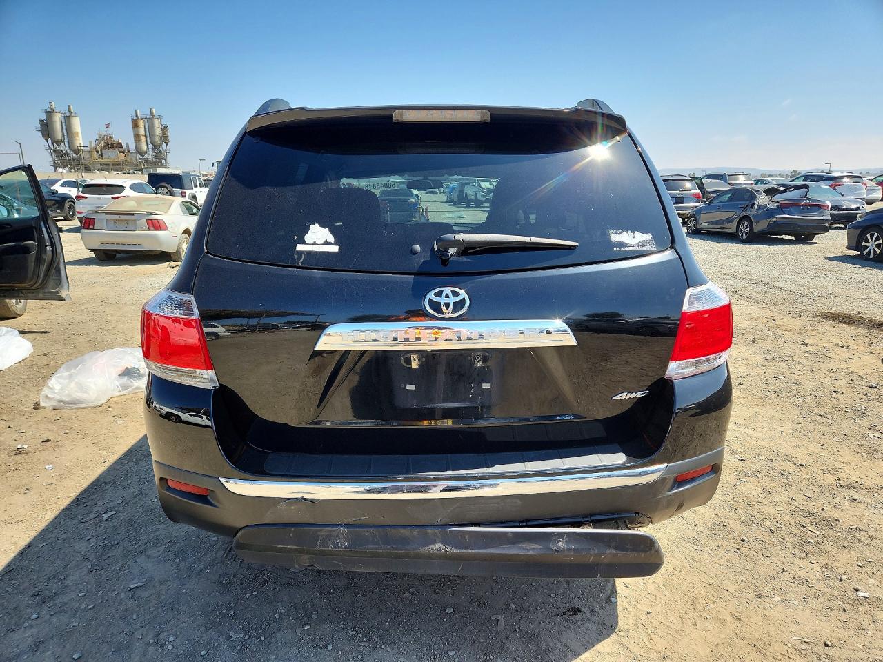 2013 Toyota Highlander Plus Black vin: 5TDBK3EH3DS237474