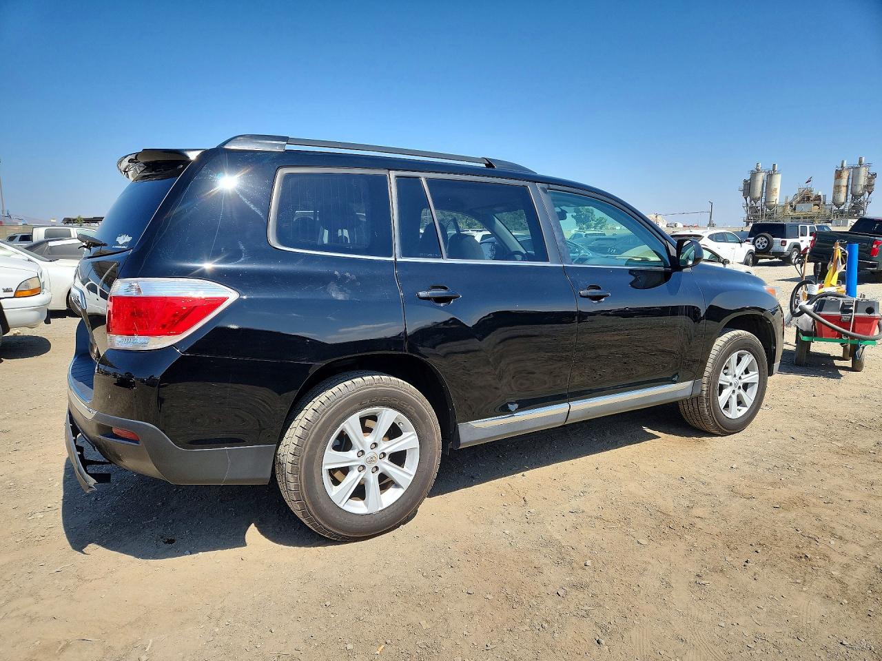 2013 Toyota Highlander Plus Black vin: 5TDBK3EH3DS237474