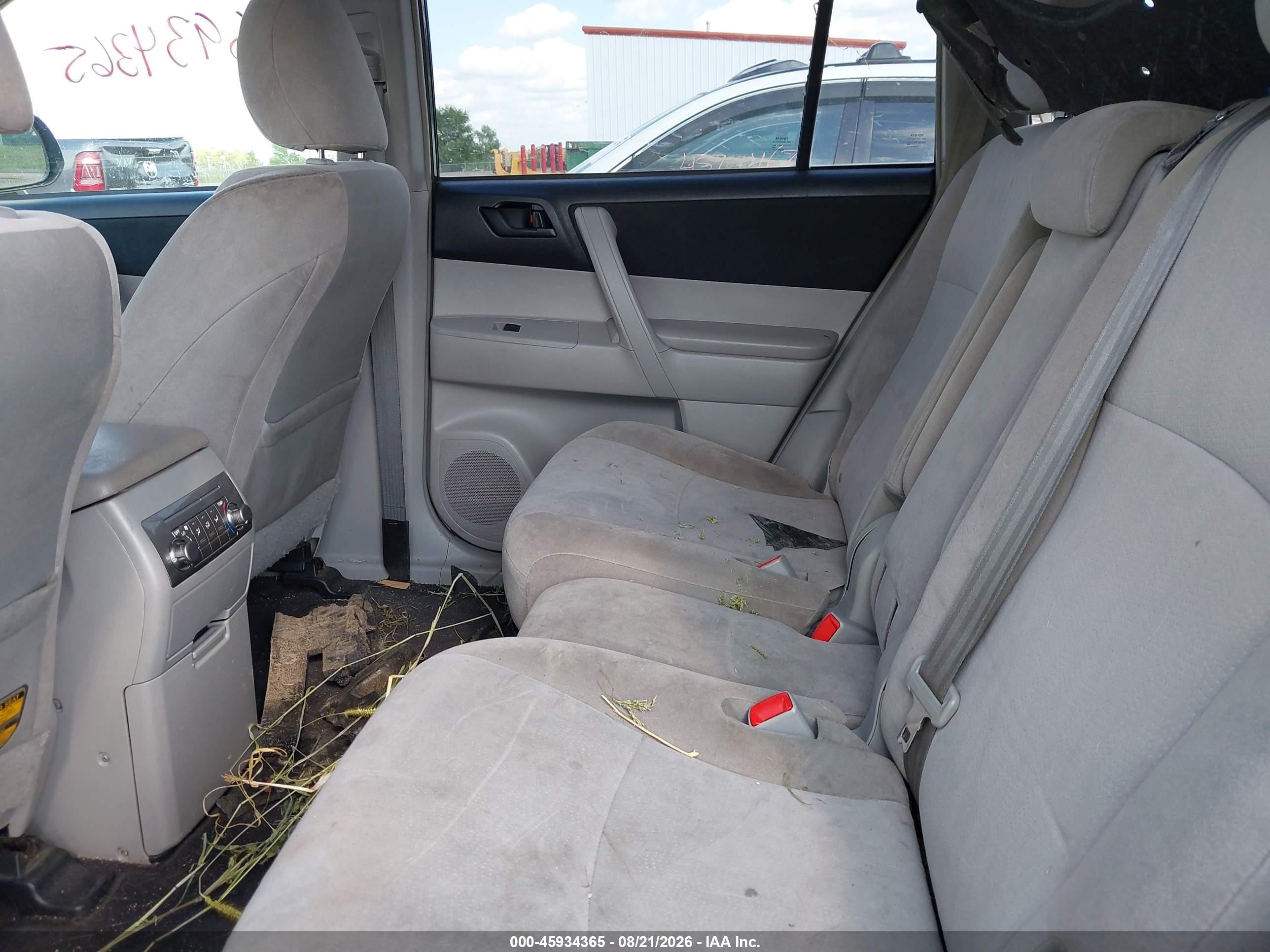 2013 Toyota Highlander Base V6 Green vin: 5TDBK3EH3DS239788