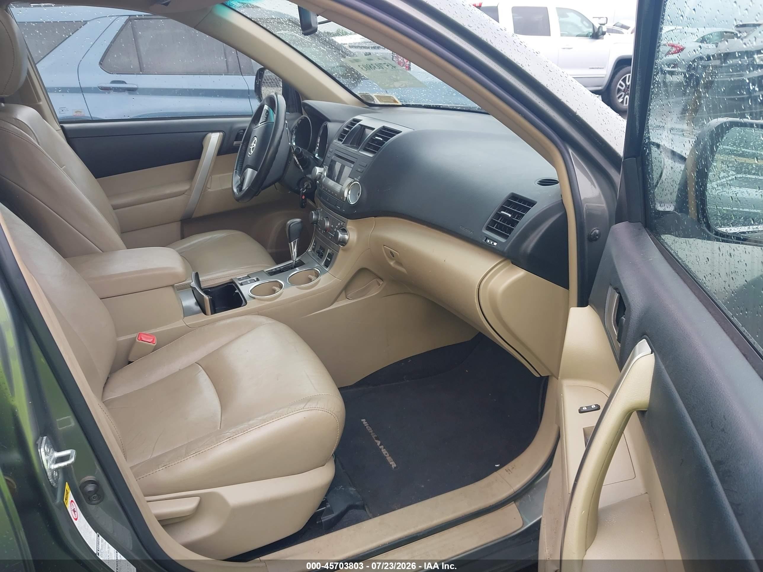 2011 Toyota Highlander Se V6 Gray vin: 5TDBK3EH4BS049723