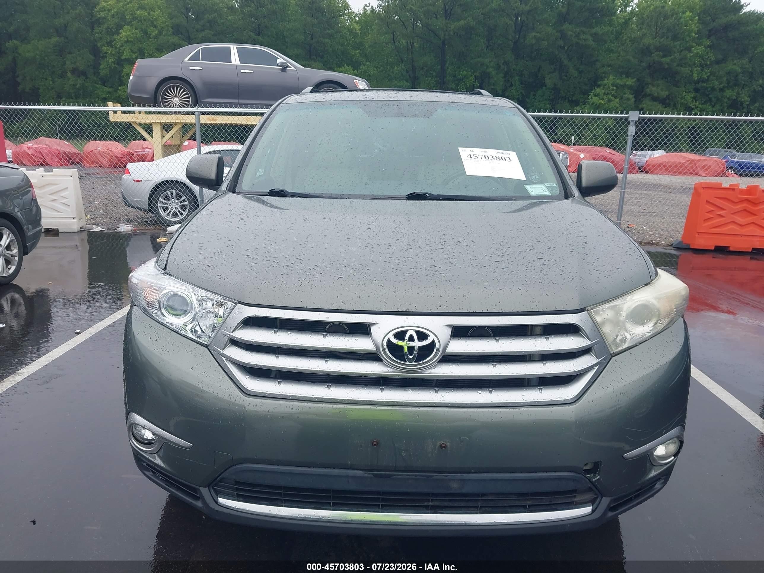 2011 Toyota Highlander Se V6 Gray vin: 5TDBK3EH4BS049723