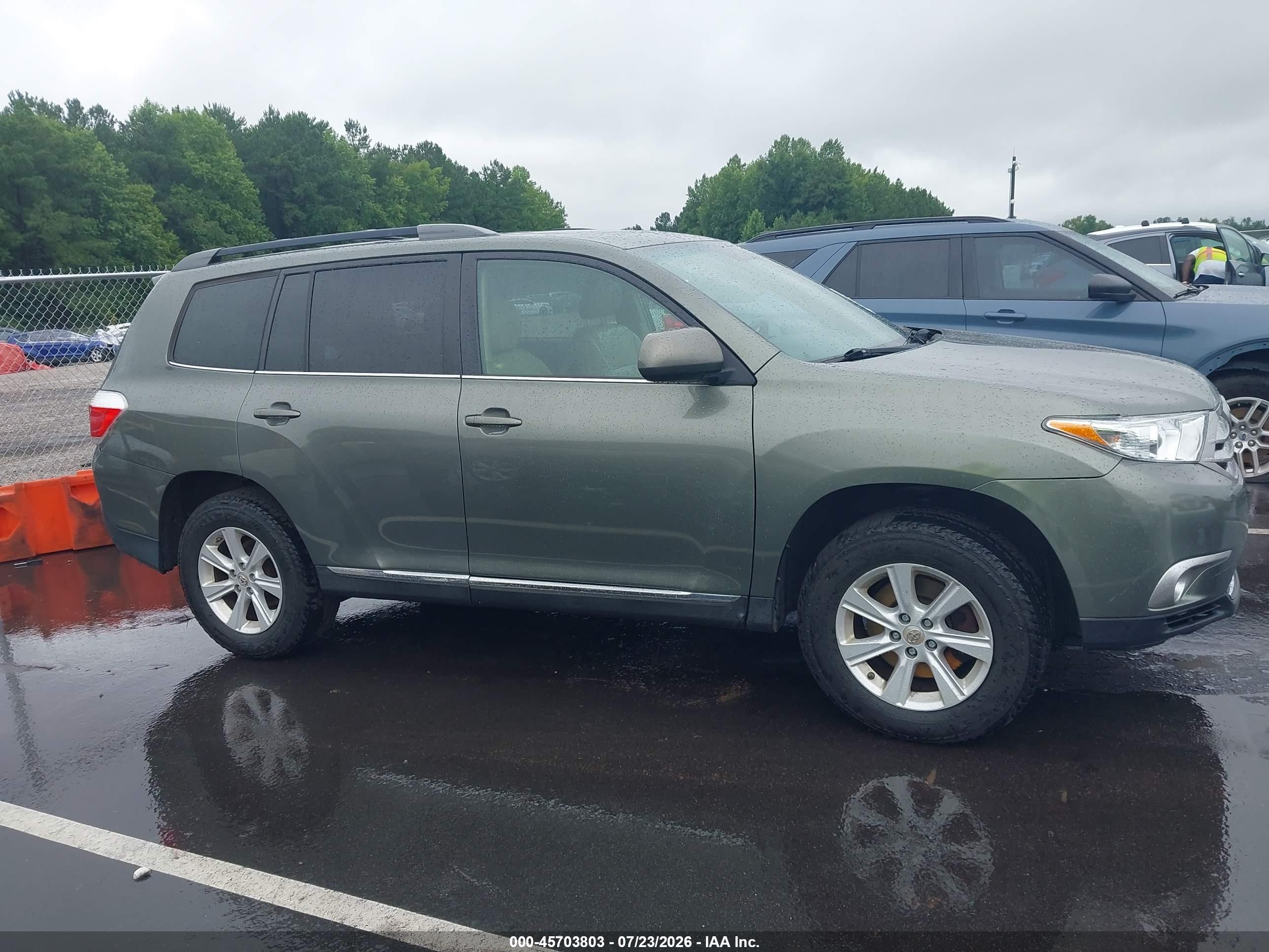 2011 Toyota Highlander Se V6 Gray vin: 5TDBK3EH4BS049723