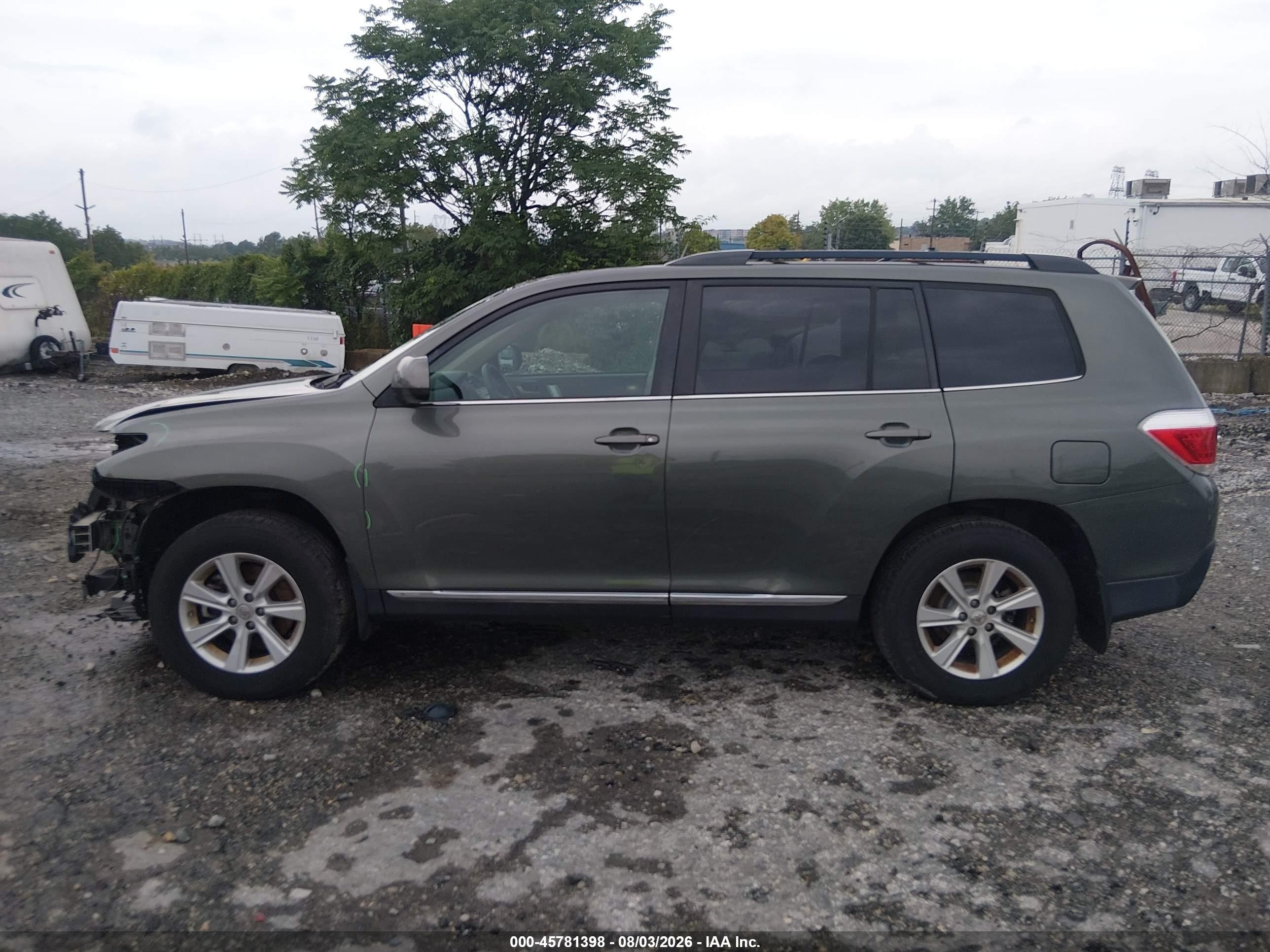 2011 Toyota Highlander Se V6 Gray vin: 5TDBK3EH4BS077280