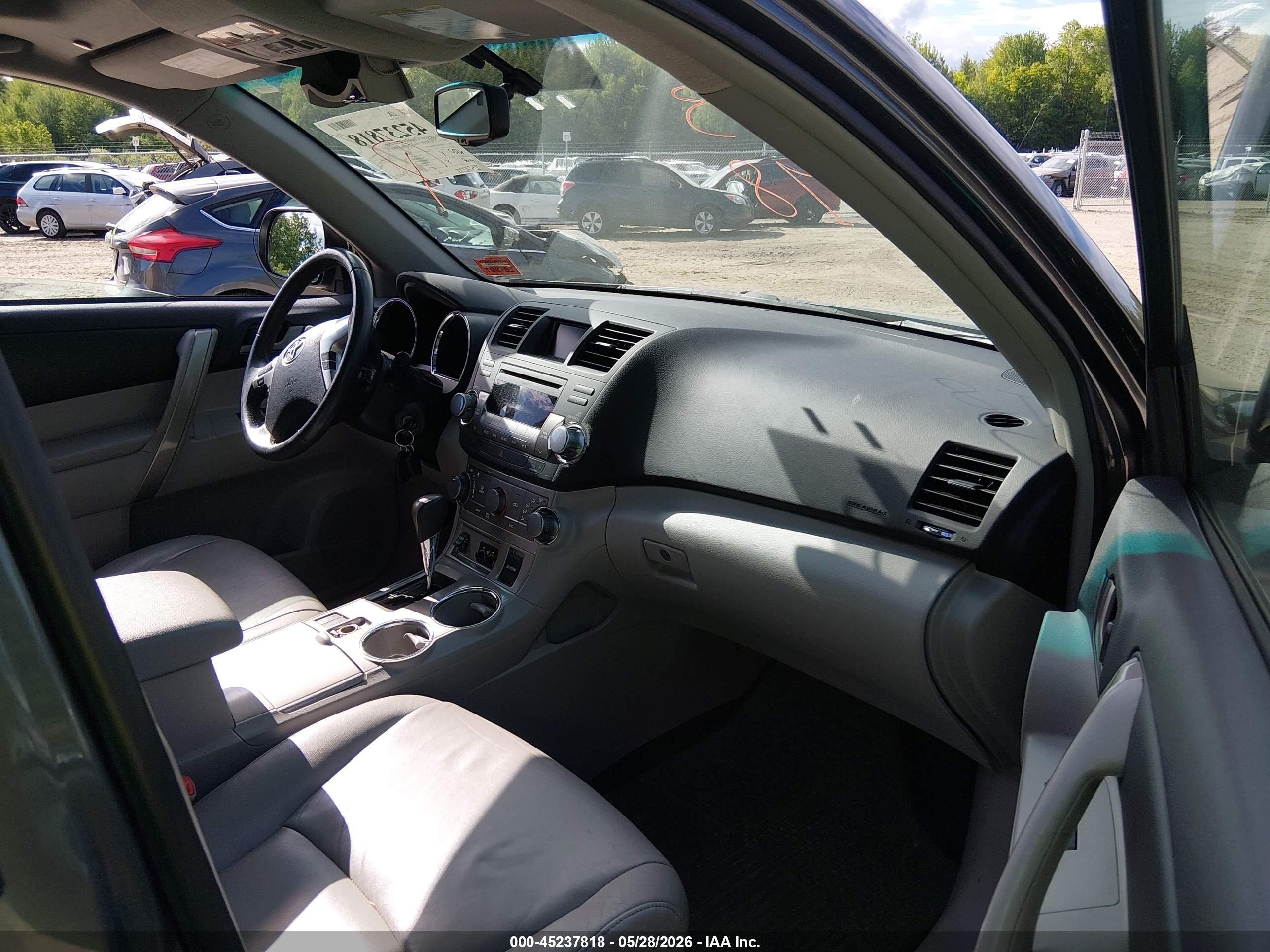 2011 Toyota Highlander Se V6 Gray vin: 5TDBK3EH4BS086318