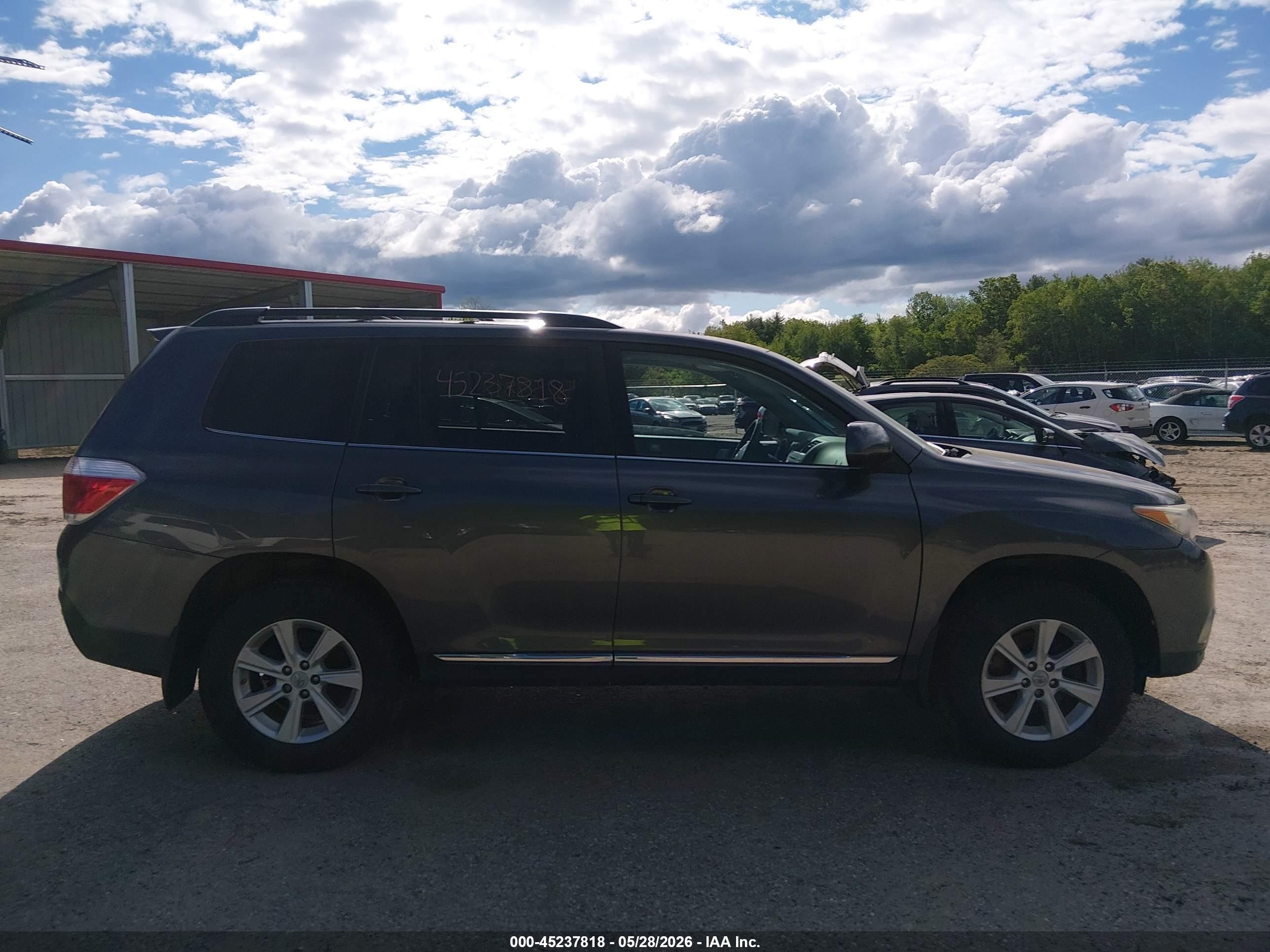 2011 Toyota Highlander Se V6 Gray vin: 5TDBK3EH4BS086318