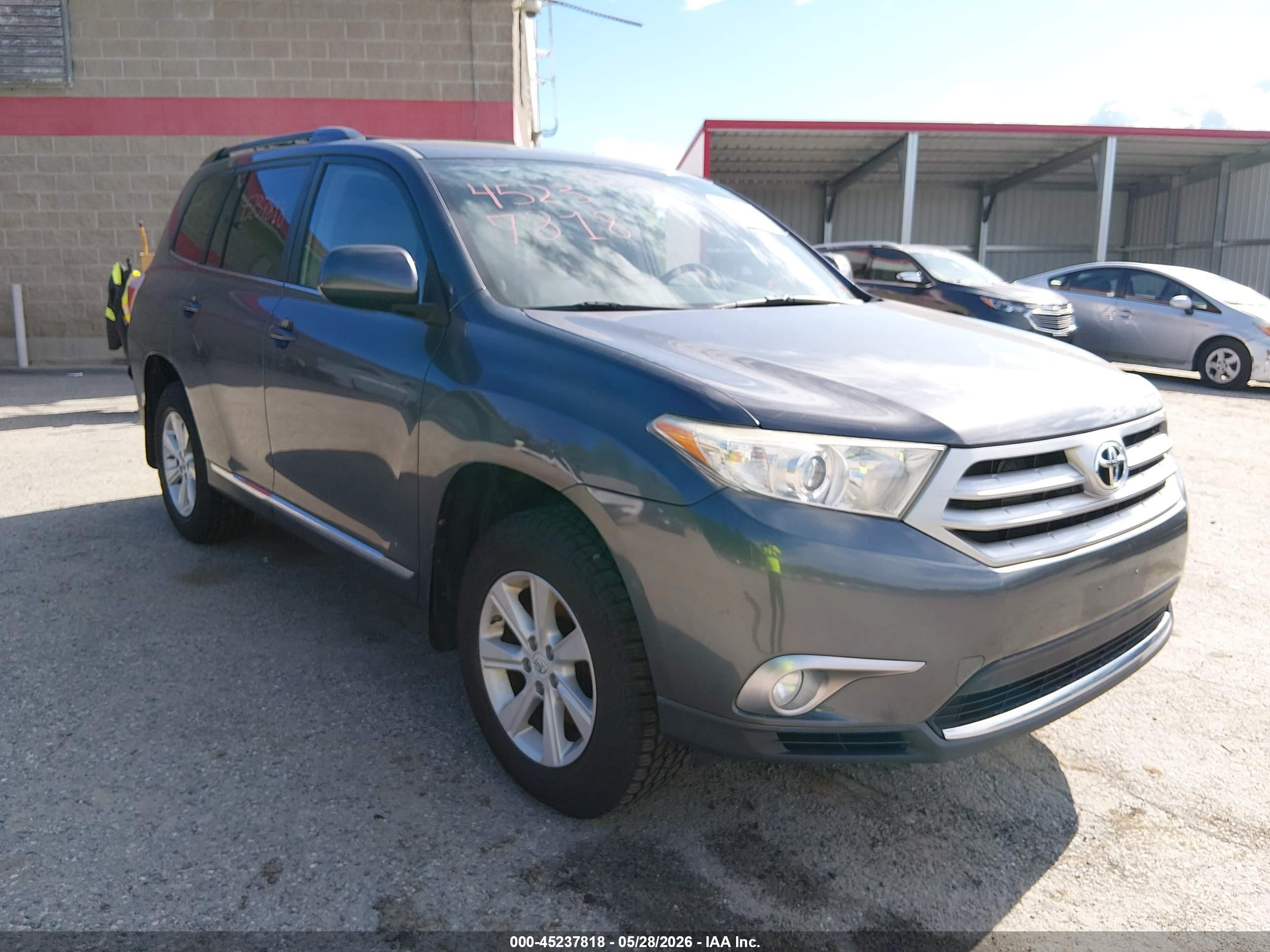 2011 Toyota Highlander Se V6 Gray vin: 5TDBK3EH4BS086318