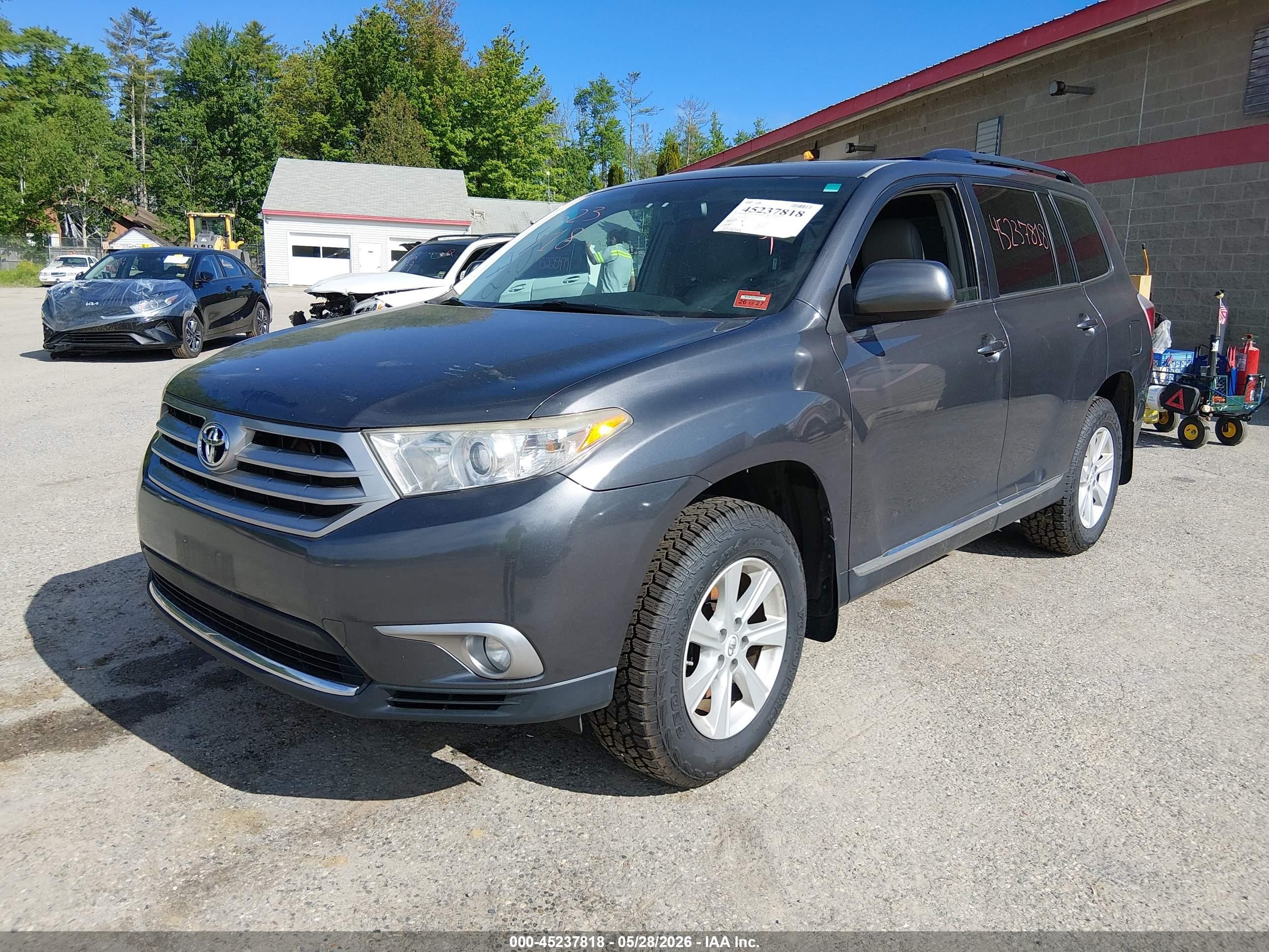 2011 Toyota Highlander Se V6 Gray vin: 5TDBK3EH4BS086318