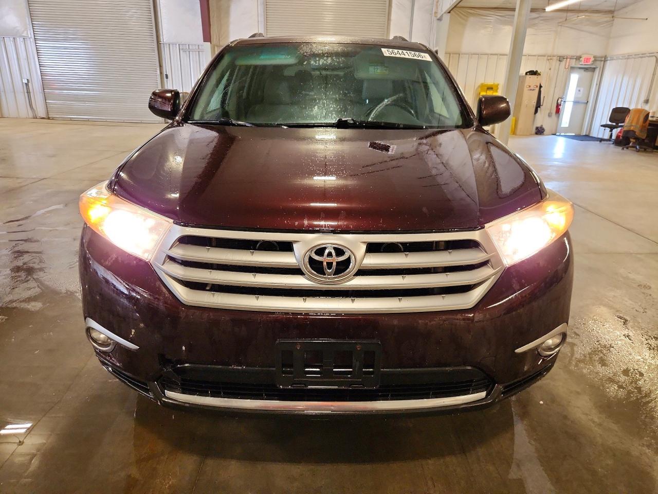 2012 Toyota Highlander Se Burgundy vin: 5TDBK3EH4CS093318