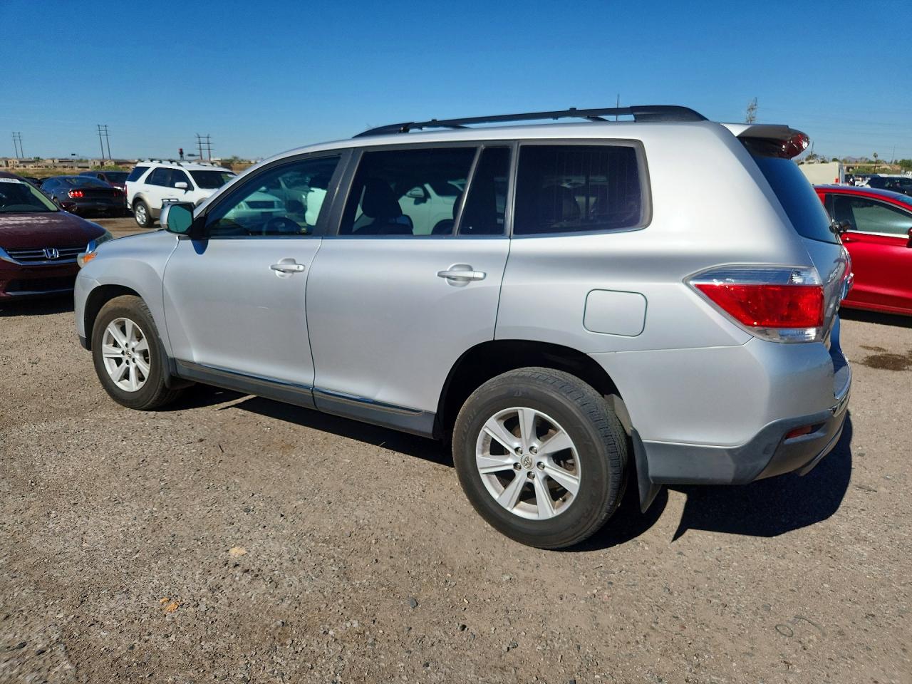 2012 Toyota Highlander Se Silver vin: 5TDBK3EH4CS110117