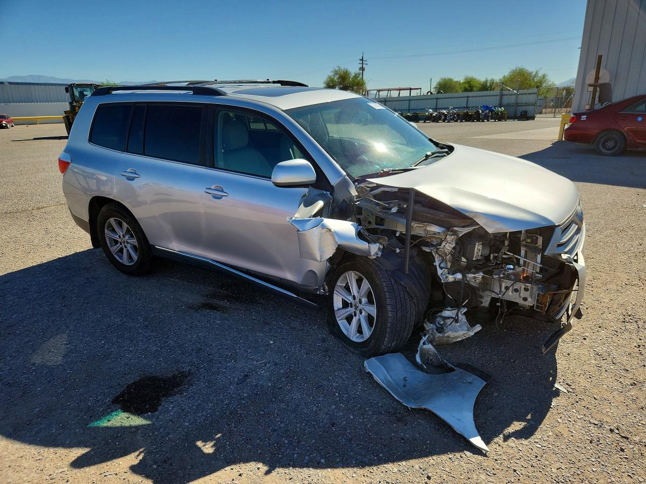 2012 Toyota Highlander Se Silver vin: 5TDBK3EH4CS110117