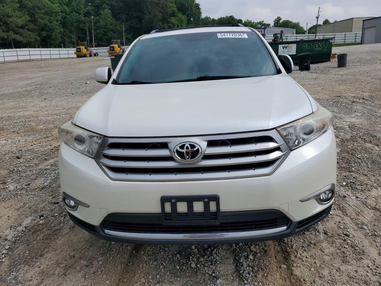 2012 Toyota Highlander Se White vin: 5TDBK3EH4CS112014