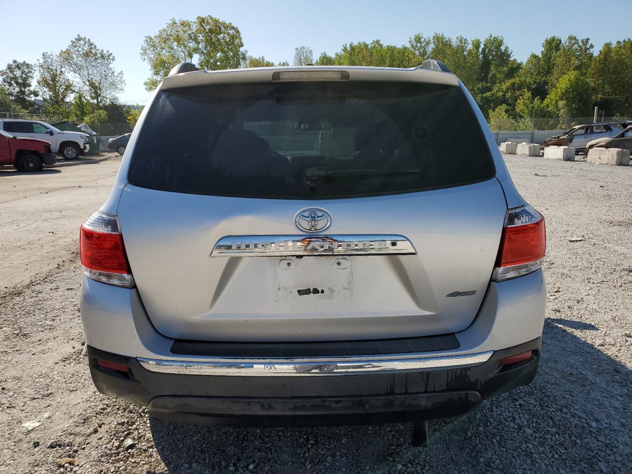 2012 Toyota Highlander Se Silver vin: 5TDBK3EH4CS127452
