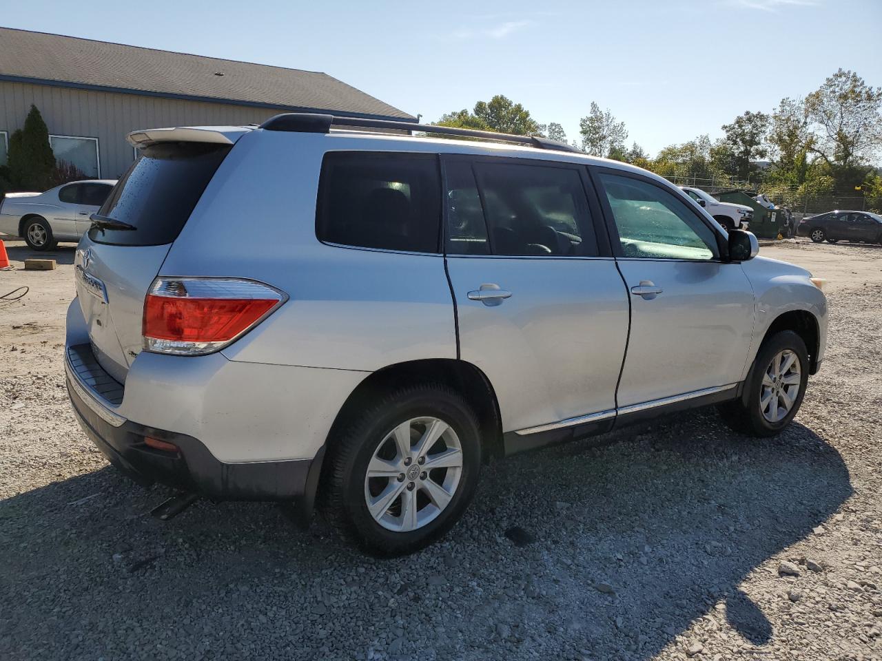 2012 Toyota Highlander Se Silver vin: 5TDBK3EH4CS127452
