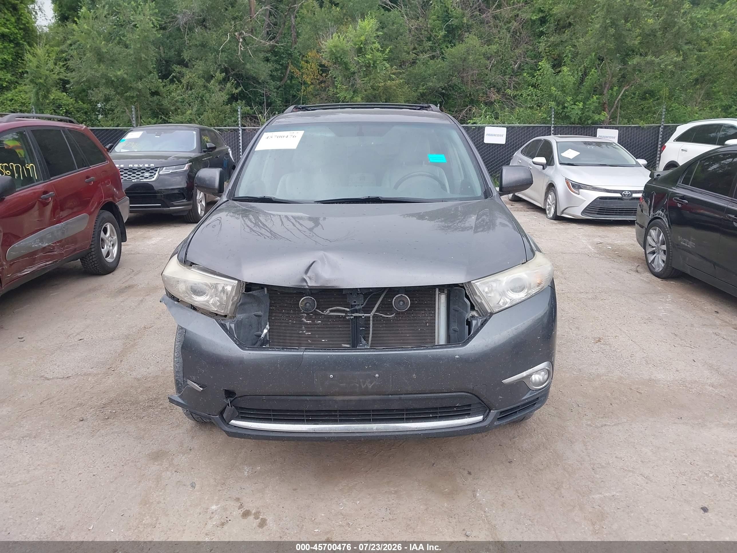 2012 Toyota Highlander Se V6 Gray vin: 5TDBK3EH4CS132991