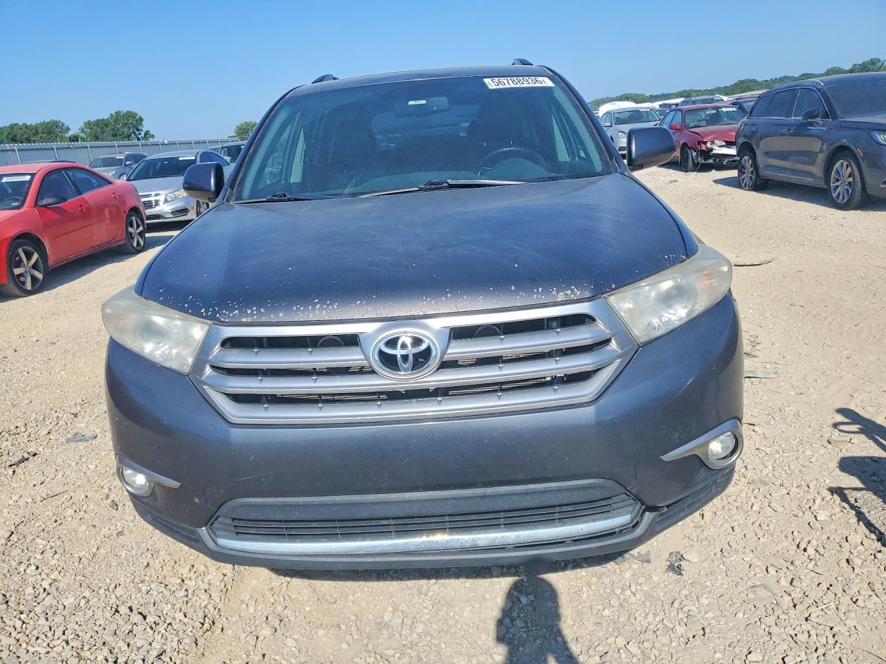 2012 Toyota Highlander Se Gray vin: 5TDBK3EH4CS133705