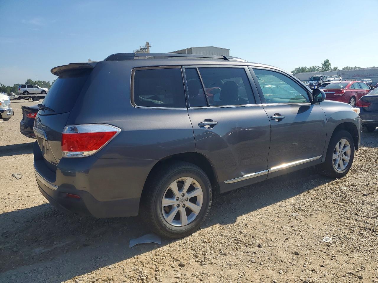 2012 Toyota Highlander Se Gray vin: 5TDBK3EH4CS133705