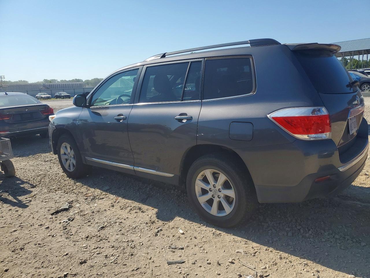 2012 Toyota Highlander Se Gray vin: 5TDBK3EH4CS133705