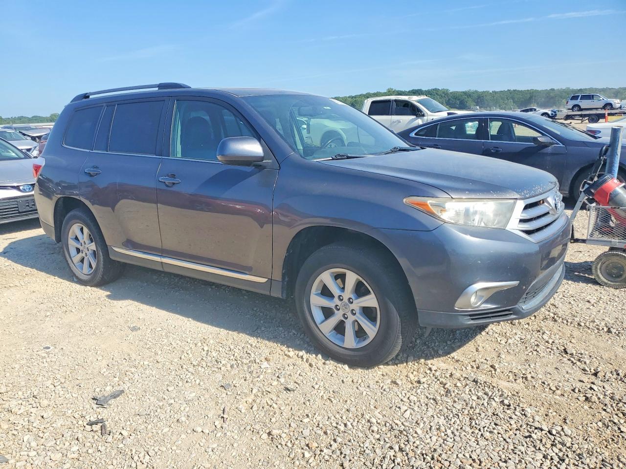2012 Toyota Highlander Se Gray vin: 5TDBK3EH4CS133705