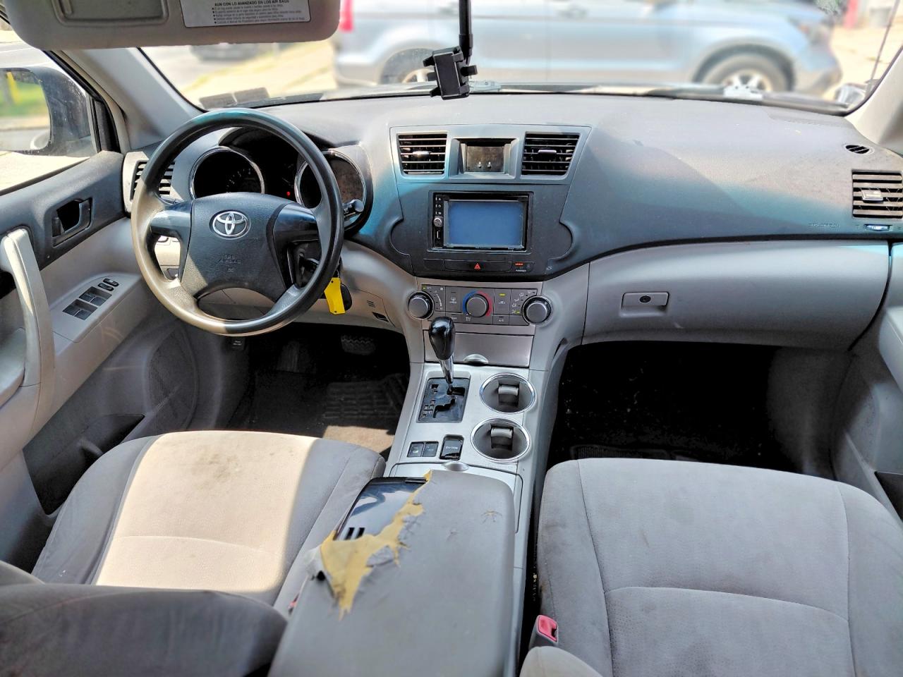 2012 Toyota Highlander Base Серый vin: 5TDBK3EH4CS133719